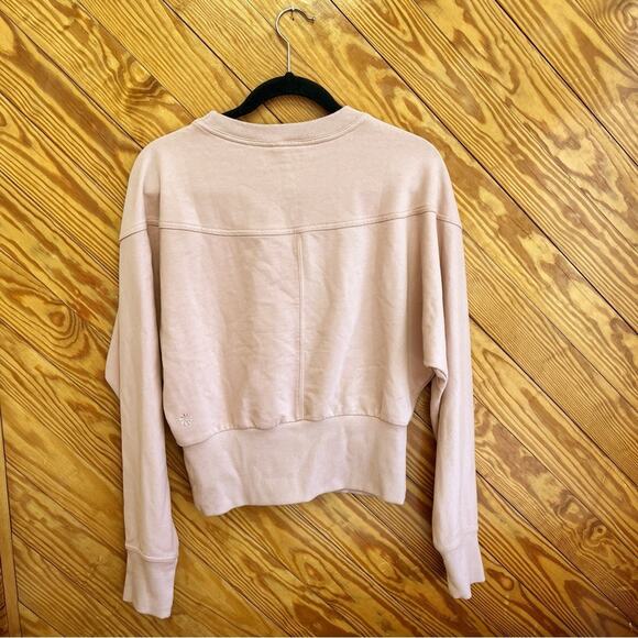 Athleta Retroterry Crewneck Sweater Smoked Mauve - Picture 4 of 8